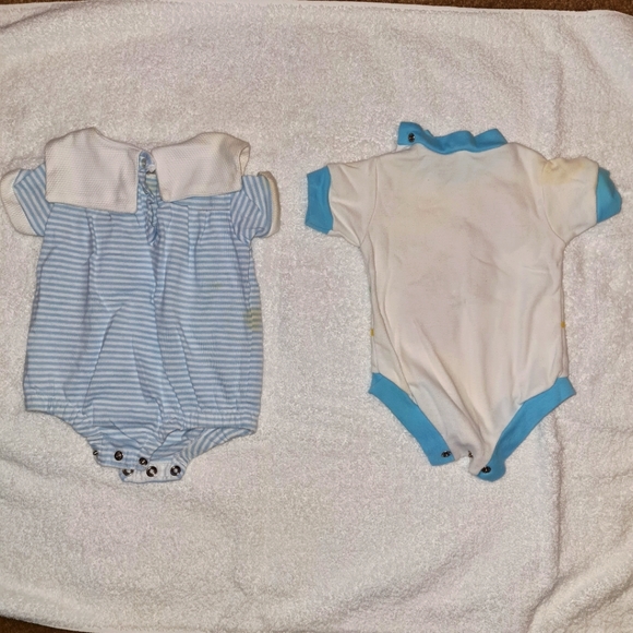 5/$20. Vtg Baby Boy's onesie 3-6 and 0-6 months - Picture 2 of 2
